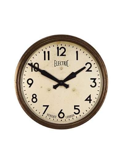 Newgate 50's Electric Clock, Brown