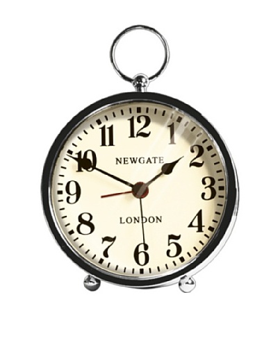 Newgate The Wesley Mini Alarm Clock, Chrome