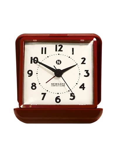 Newgate Nixon Alarm Clock, Red