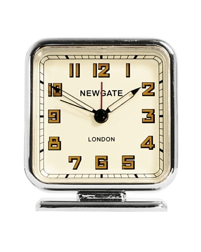 Newgate The Strand Mini Alarm Clock, Chrome