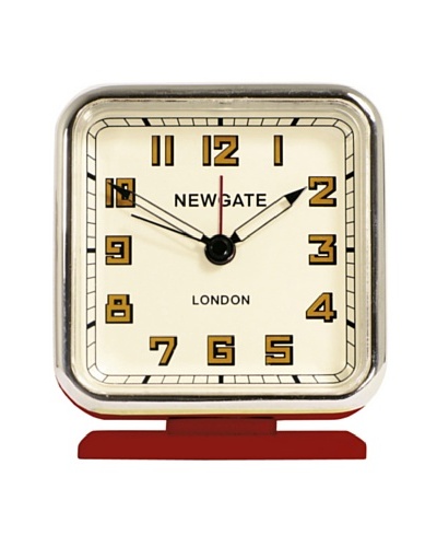 Newgate The Strand Mini Alarm Clock, Red