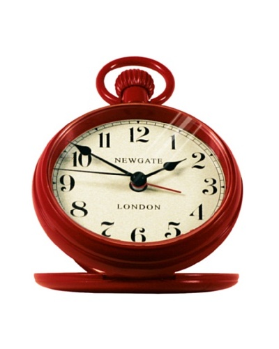 Newgate Regulator Alarm Clock , Red