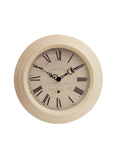 Newgate Small Gallery Clock, Cream