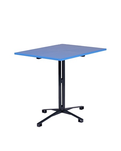 nine6 Design Café Table, Blue/Gray