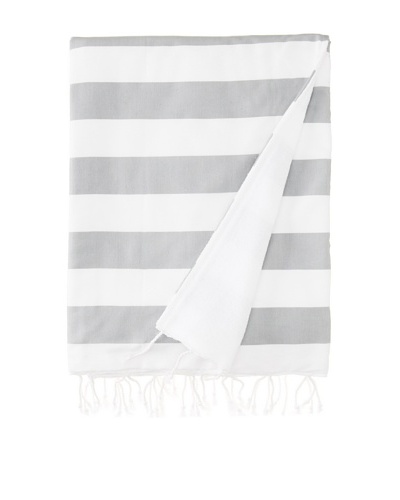 Nine Space Ayrika Beach Collection Wide Stripe Terry Fouta Towel