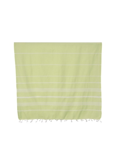 Nine Space Ayrika Collection Stripes Fouta Towel, Green