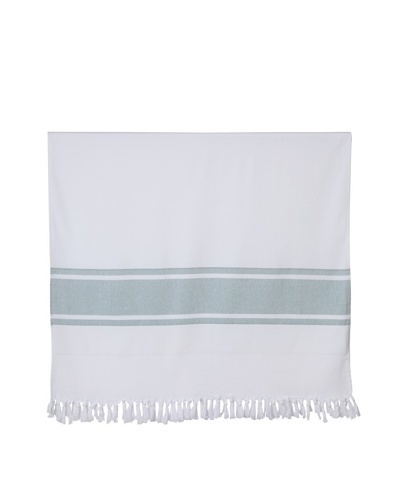 Nine Space Ayrika Collection Extra-Soft Terry Fouta Towel, Green, 40 x 71