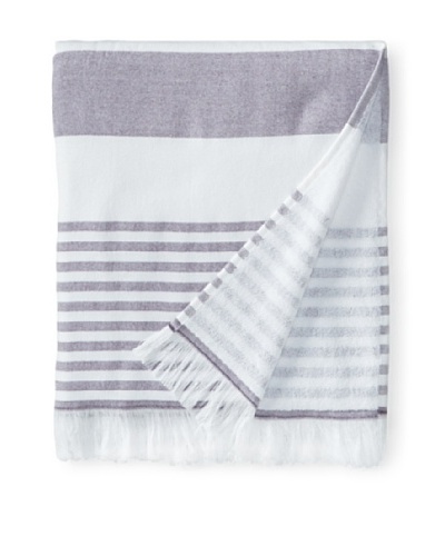 Nine Space Carmel Stripe Beach Towel, Lavender