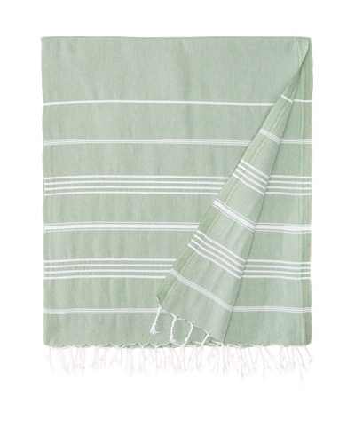 Nomadic Thread Society Turkish Beach Blanket, Olive, 98x59As You See