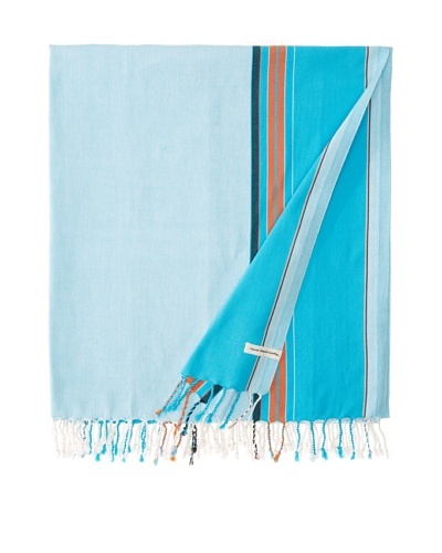 Nomadic Thread Society East African Throw, Sky/Blue, 90x60As You See