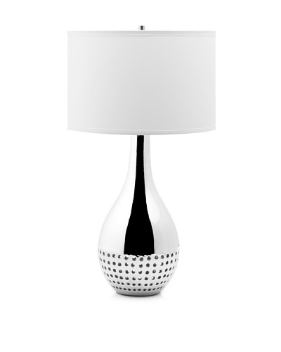 Nova Lighting Perf Table Lamp, Silver