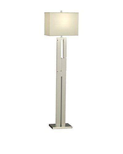 Nova Lighting Segments Floor Lamp, Gloss White