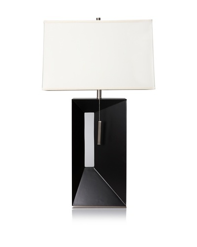 Nova Lighting Parallux Standing Table Lamp, Dark Brown/Silver/Cream