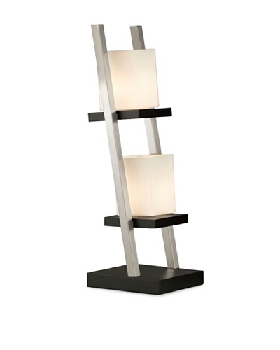 Nova Lighting Escalier Table Lamp, Dark Brown
