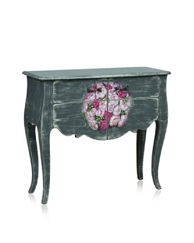 nuLOOM 2 Door Flora Console French Chateau Style