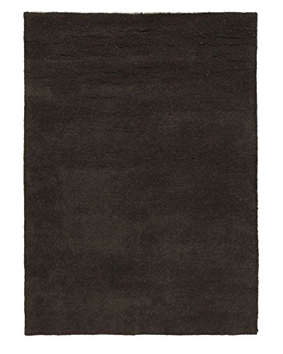 Oak Rugs Hand-Knotted Casablanca Beni Wool Rug, Light Black, 4' 5 x 6' 5