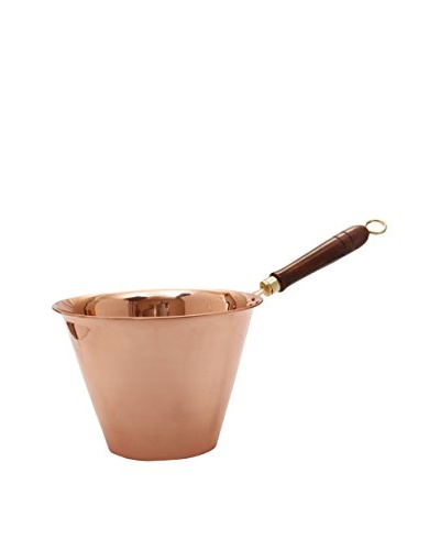 Old Dutch International Solid Copper 5-Qt. Polenta Pan with Wooden Handle