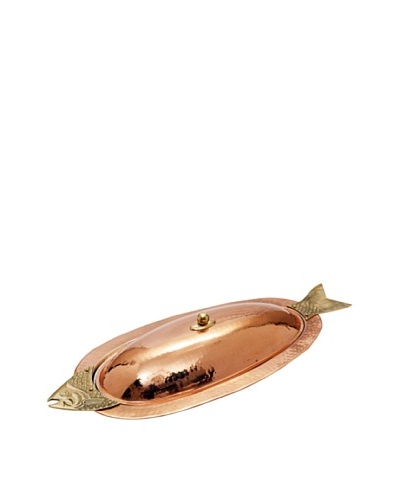 Old Dutch International Solid Copper Covered Fish Platter