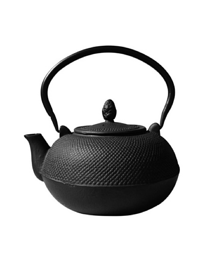 Old Dutch International Cast Iron 101-Oz. Hakone Teapot/Wood Stove Humidifier, Matte Black