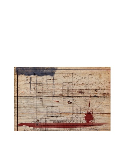 Oliver Gal 'Hatcher' American Reclaimed Wood Wall Art