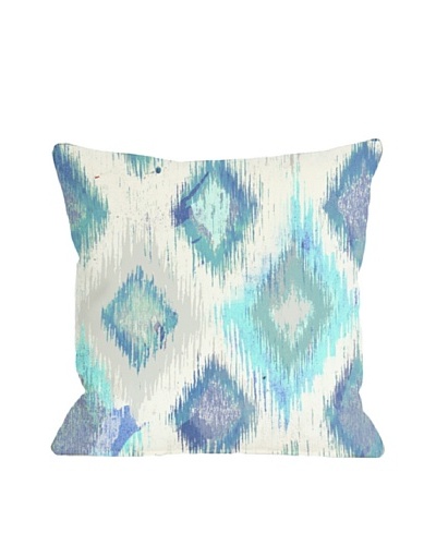 Oliver Gal by One Bella Casa Del Mar Square Pillow, Ivory Blue