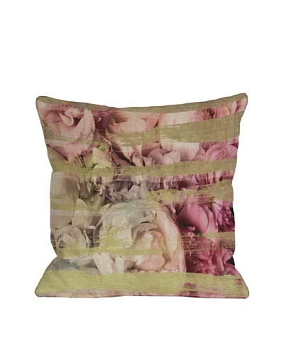 Oliver Gal by One Bella Casa Field of Roses Pillow, Pink