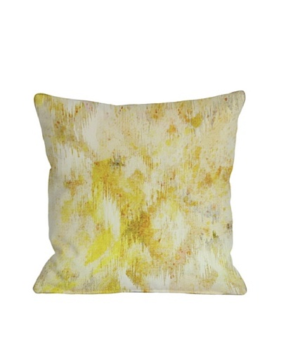 Oliver Gal by One Bella Casa Bird Song Square Pillow, Yellow Multi