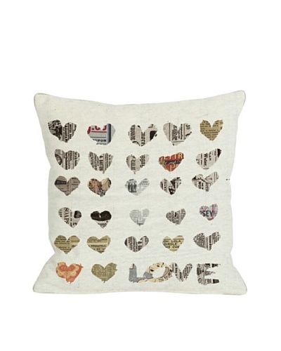 Oliver Gal by One Bella Casa In The Paper Square Pillow, Multi