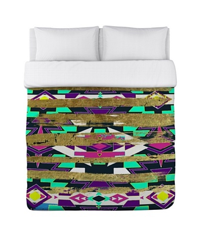 Oliver Gal by One Bella Casa Navajo Neon Duvet Cover