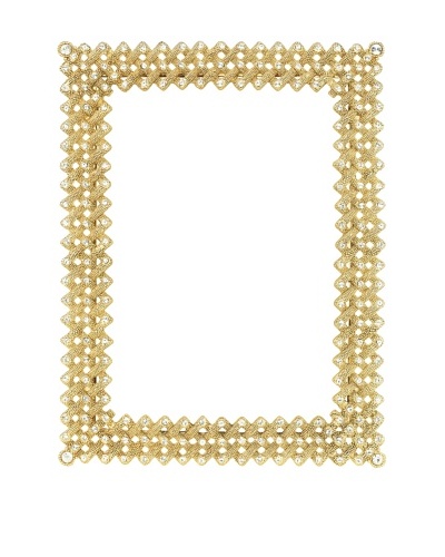 Olivia Riegel Swarovski Encrusted Gold Lattice Frame