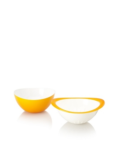 Omada Trendy Bowl and Colander Set [Yellow]