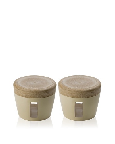Omada Set of 2 Eco Living Jars [Ivory]