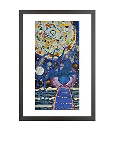 Omni The Lady With The Moon In Her Hair Limited Edition Framed Giclée