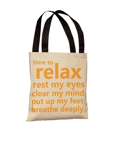 One Bella Casa Time to Relax Beach Tote