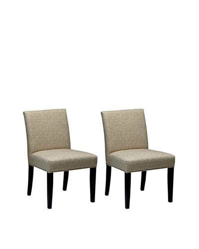 Onyx Set of 2 Dayton Chairs, Vanilla