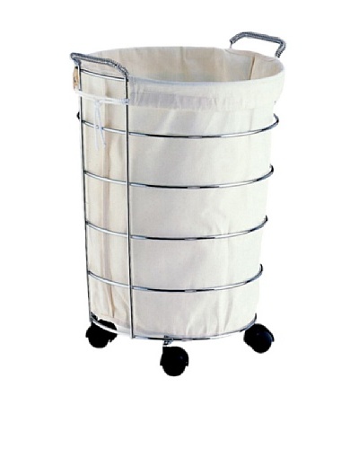 Organize It All Laundry Basket with Canvas Bag