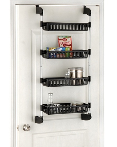 Organize It All Over The Door 4-Basket Unit With Hooks