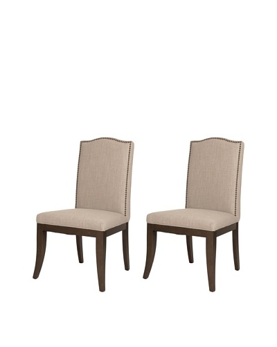 Orient Express Set of 2 August Side Chairs, Almond
