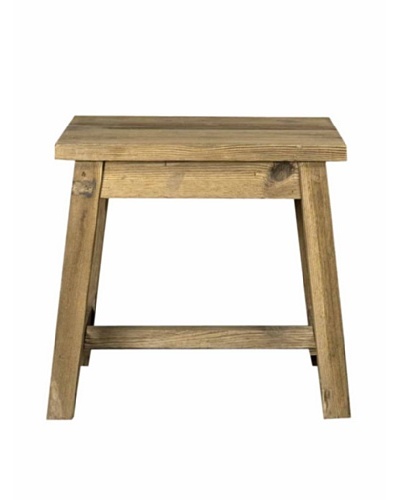 Orient Express Boulder End Table, Reclaimed Pine