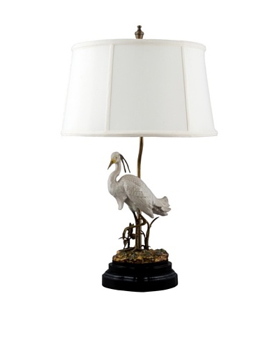 Oriental Danny Egret Table Lamp