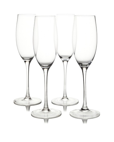 Ravenscroft Crystal Set of 4 Invisibles Collection Vintage Cuvee Champagne Glasses, 10-Oz.