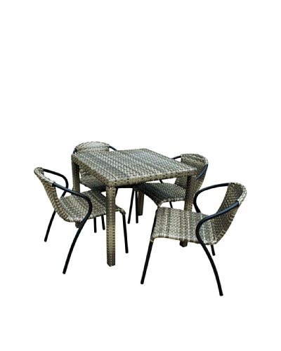 Outdoor Pacific by Kannoa 4-Chair Dining Set, Coconut