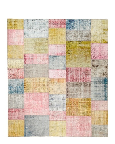 One Of A Kind Overdyed Rug, Pastel Multi, 8' 4 x 12 1