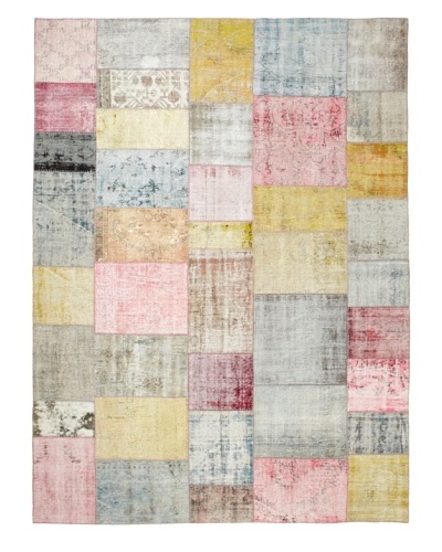 One Of A Kind Overdyed Rug, Pastel Multi, 8' 2 x 12 1