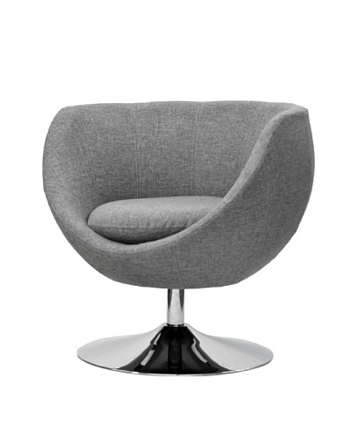 Overman International Disc Base Globus Chair, Light Grey