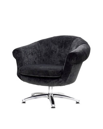 Overman International Five Prong Twist Chair, Dark Grey