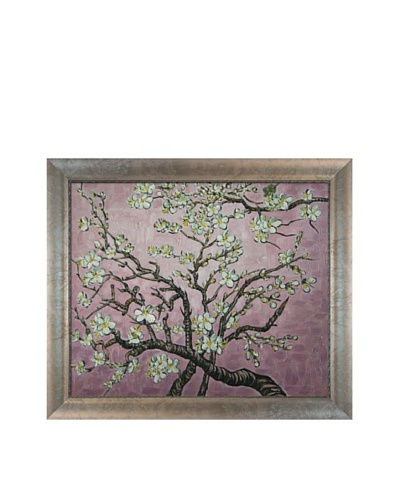 Vincent Van Gogh Branches of an Almond Tree in Blossom Framed Oil Painting, Pink