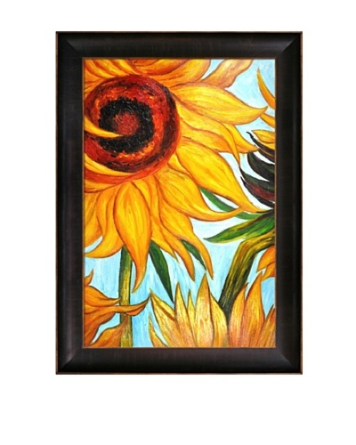 Vincent Van Gogh Vincent Sunflowers Framed Oil Painting
