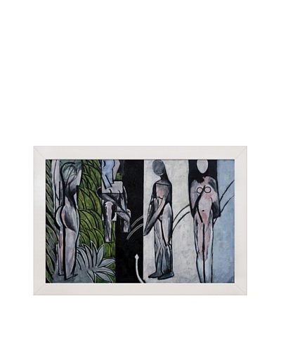 Bathers by a River Framed Reproduction Oil Painting by Henri Matisse