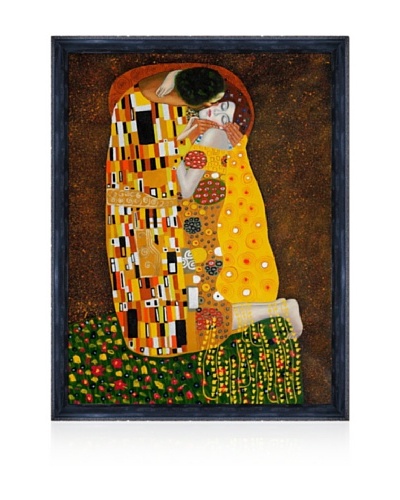 Gustav Klimt The Kiss Framed Oil PaintingAs You See